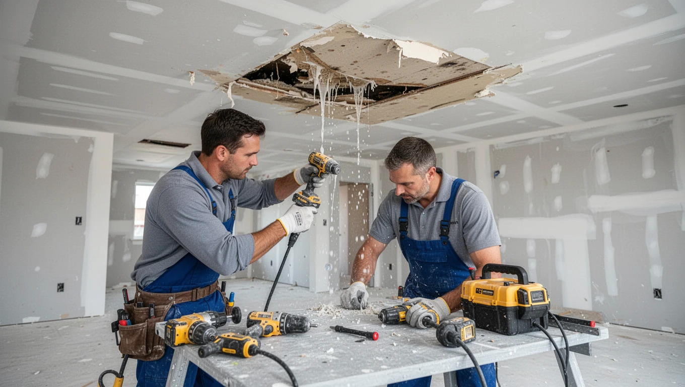 Ceiling Water Damage Repair