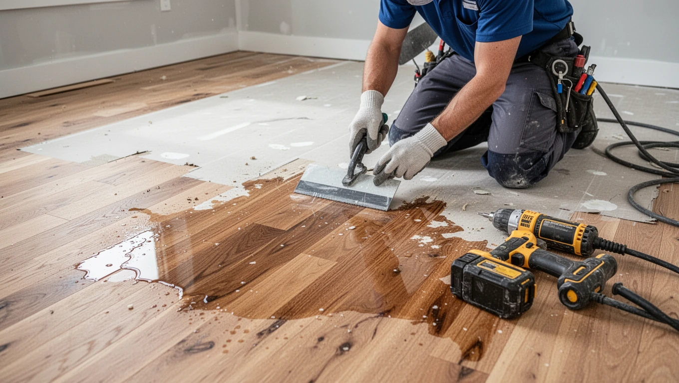 Hardwood Floor Water Damage Repair