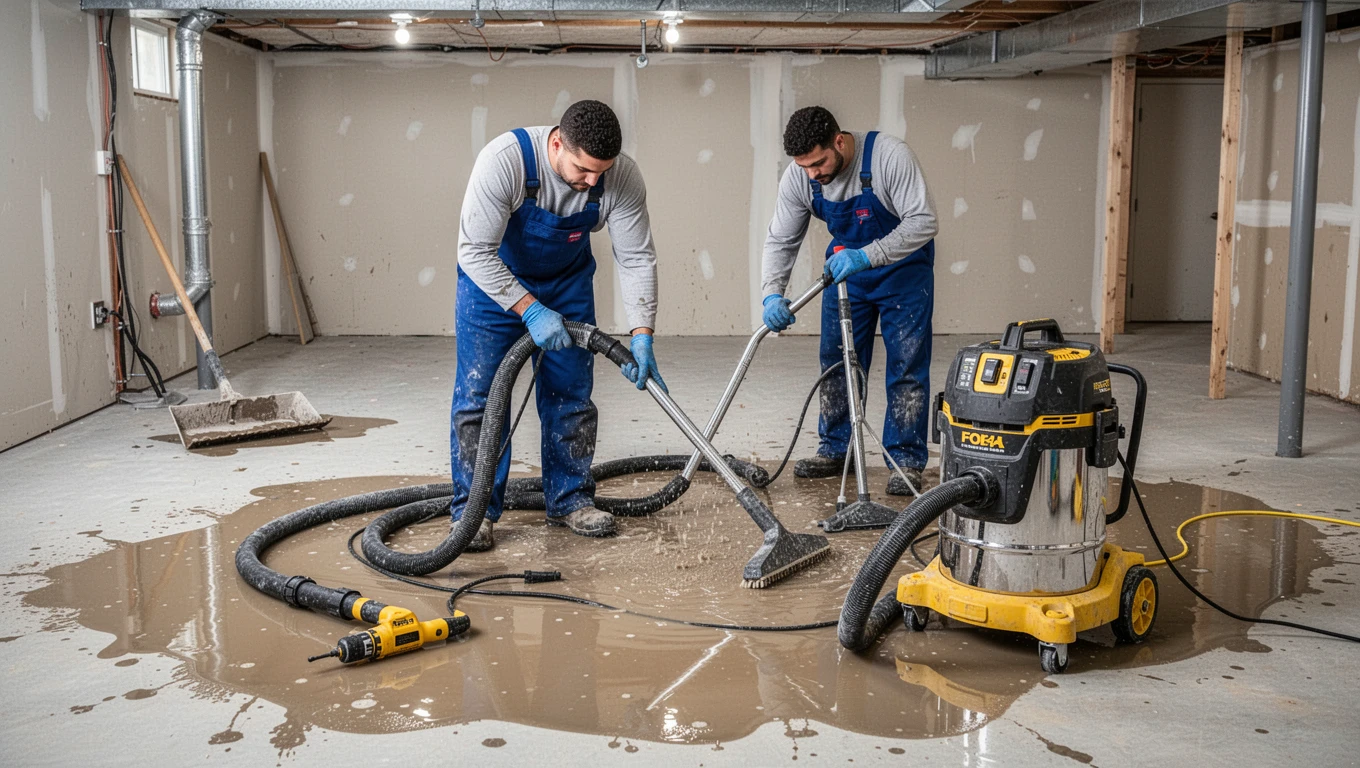 Basement Flood Cleanup
